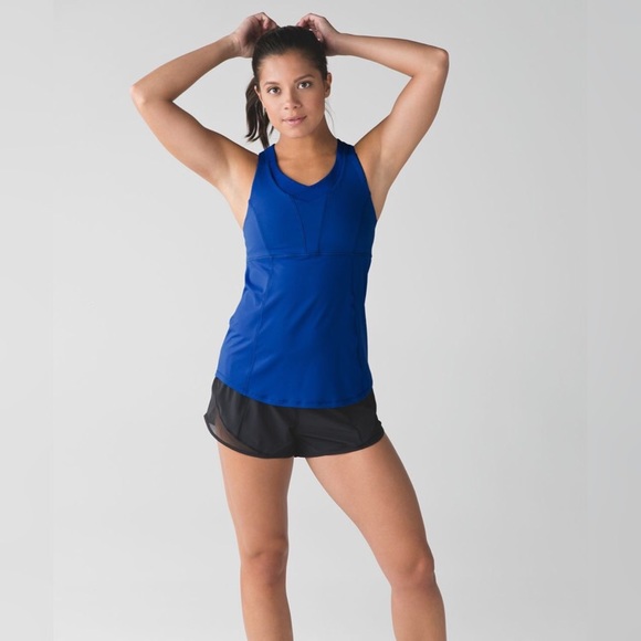 lululemon athletica Other - Lululemon Beat The Heat Tank-Harbor Blue